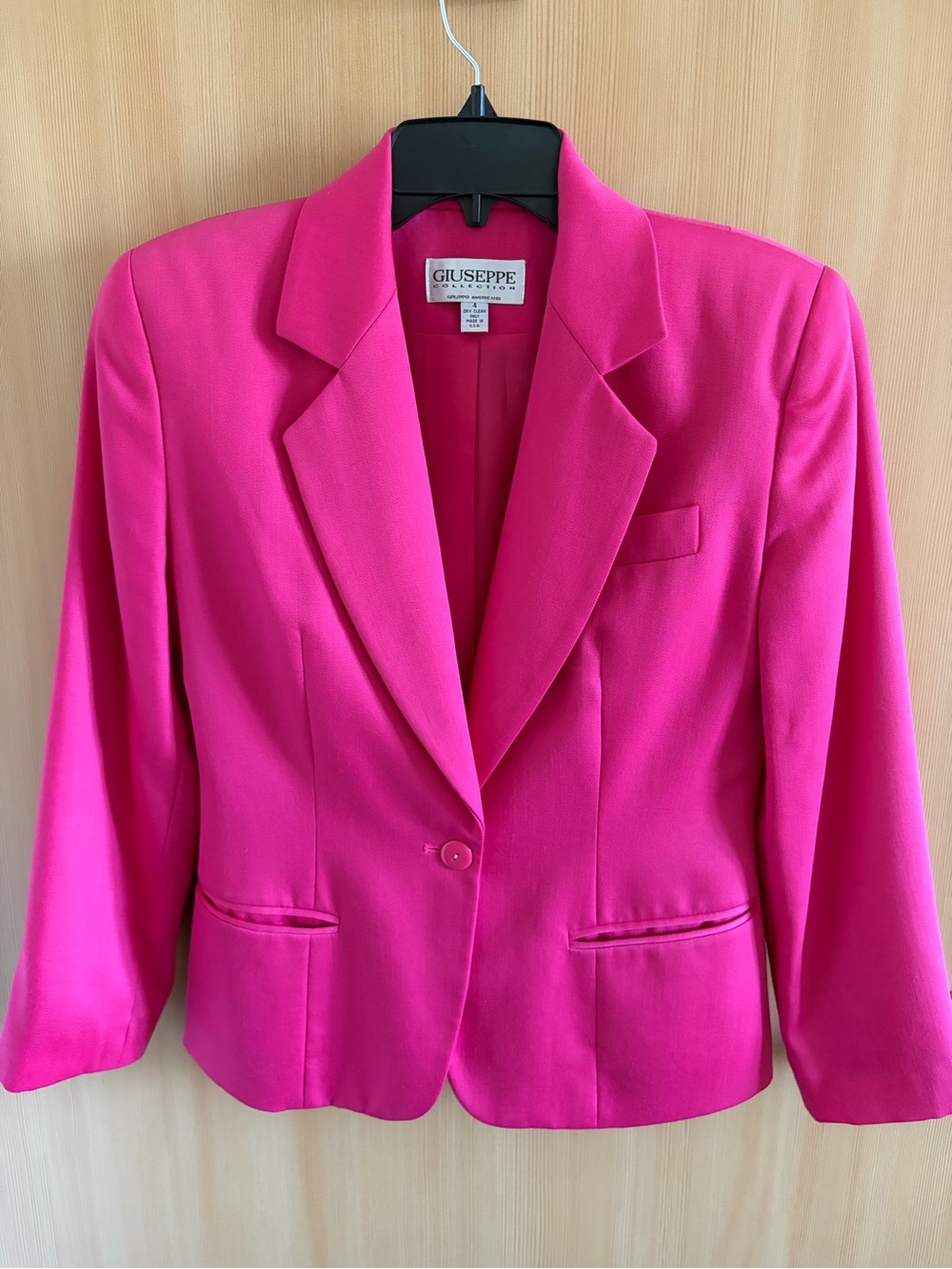 Women's Hot Pink Tailored Blazer